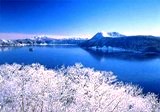 冬景色　屈斜路湖